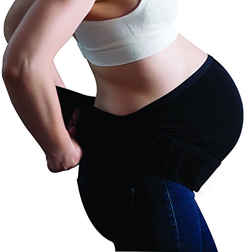 Carriwell Verstellbarer Überbauch-Schwangerschaftsgürtel, Größe S/M, Schwarz