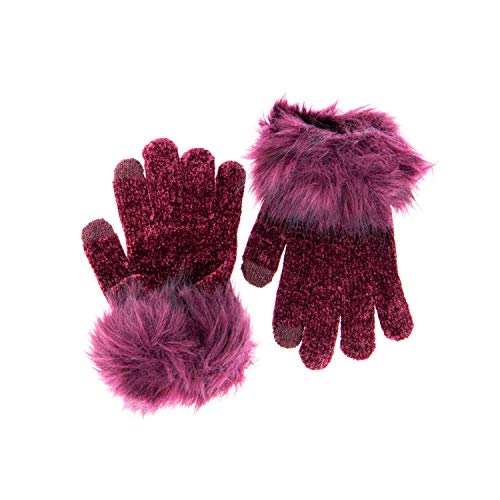 EFERRI Damen Guantes Invierno Winter-Handschuhe, Burdeos, Único