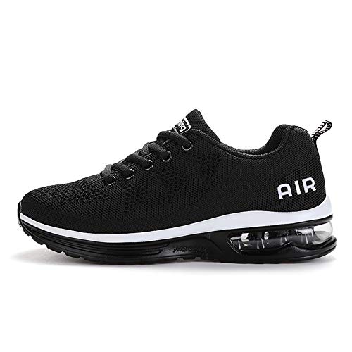 TORISKY Sportschuhe Herren Damen GolfschuheTurnschuhe Laufschuhe mit Luftpolster Sneaker Air Schuhe Leichte(A35-BK44)