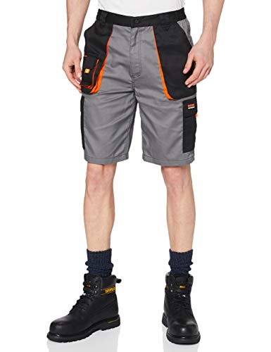 Result Ergebnis Bremsleuchte, Blinkerbirne X Work-Guard Lite Shorts XL Grau/Schwarz/Orange