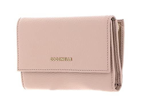 Coccinelle Metallic Soft - Geldbörse 12cc 14 cm Powder pink