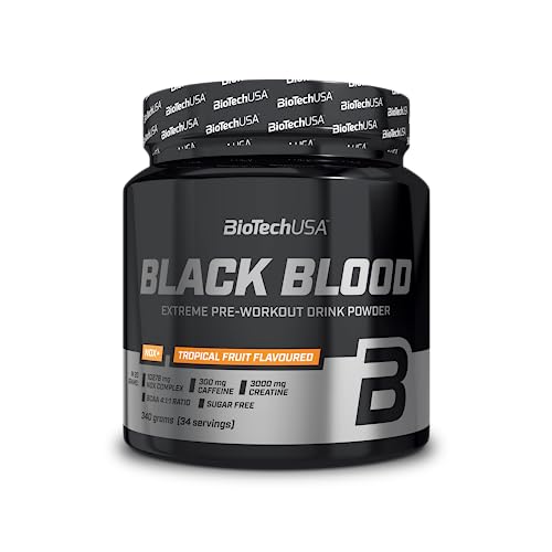 Biotech USA Black Blood NOX+, 330g Dose , Tropical Fruit