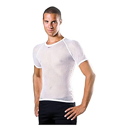 BIOTEX Power Unterhemd/Kurzarm-Shirt, für Herren M weiß