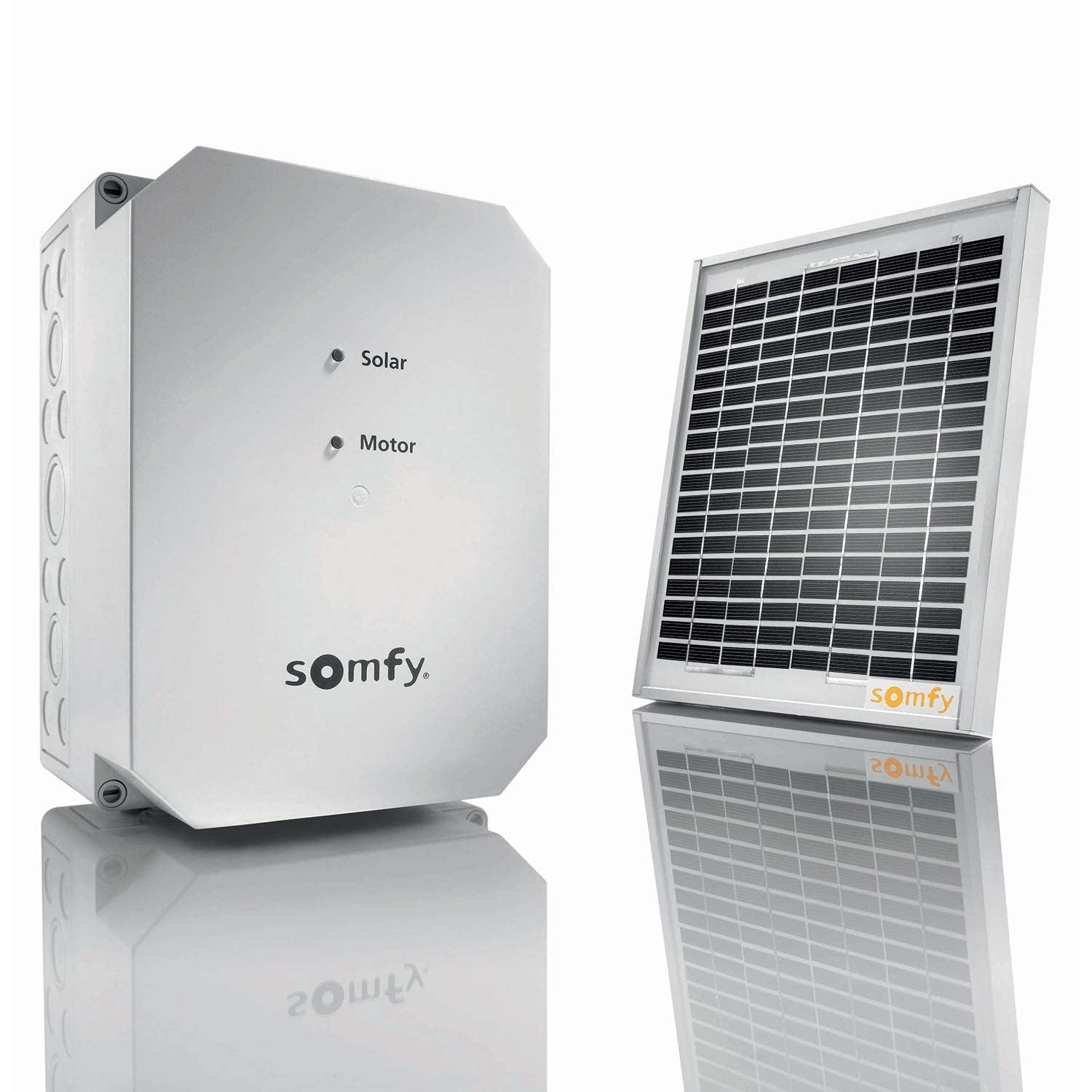 Somfy 2400961 - Solarmodul zur Stromversorgung von RTS Motoren I Energiesparend