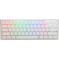 Ducky One 3 Classic Pure White Mini Gaming US-Layout, RGB, Cherry MX Silent Red Switch, weiß