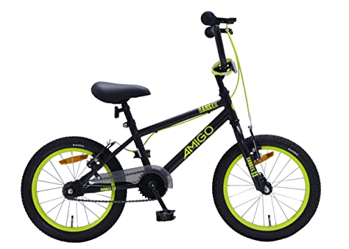 RV-Parts 16 Zoll Kinderfahrrad Jungenfahrrad Kinder Kinderrad Bike Fahrrad BMX Gelb