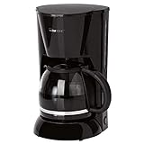 Clatronic® Kaffeemaschine | Kaffeeautomat für 12-14 Tassen (ca. 1,5 Liter) | Filterkaffeemaschine mit Nachtropfsicherung und herausnehmbaren Filtereinsatz | 900W | Coffee Machine KA 3473 schwarz