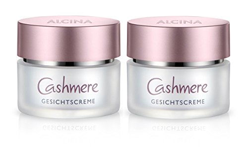 ALCINA Cashmere Gesichtscreme 2x 50ml - Luxuspflege für Winterhaut