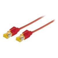CONNECT Kupfer 7,5 m RJ45 S/FTP CAT 6 A, LSOH Snagless Patch-Kabel – Rot