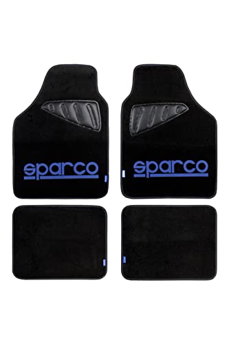 Walser 16991 Sparco SPC Autoteppich, Automatten, schwarz blau