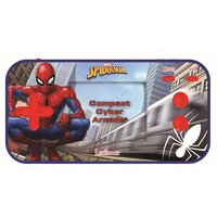 Lexibook JL2367SP Marvel Spider-Man Peter Parker Compact Cyber Arcade Tragbare Spielkonsole, 150 Gaming, LCD, Batteriebetrieben, Blau