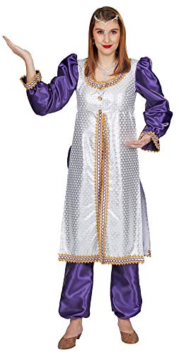 Andrea Moden Orientalische Prinzessin Nadira Kostüm für Damen - Weiß/Lila Gr. 40/42