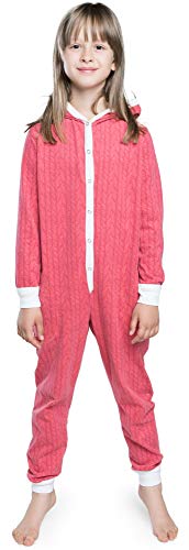 Italian Fashion IF Pyjama für Mädchen, Winter, Baumwolle (10 Jahre, Himbeere)