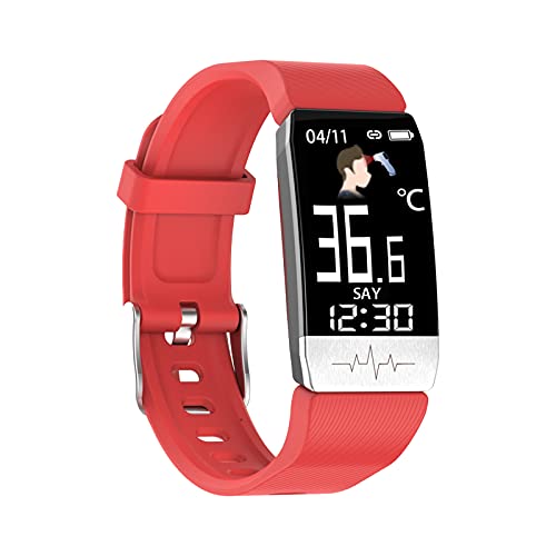 SUPBRO Fitness Armband mit Pulsmesser Wasserdicht IP68 Fitness Tracker Smartwatch 1,14" Farbbildschirm ECG PPG Aktivitätstracker Pulsuhr Schrittzähler Uhr Sportuhr für Damen für iOS Android