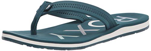 Roxy Damen Vista Sandal Flip-Flop Flipflop, Blaugrün Exc, 38 EU