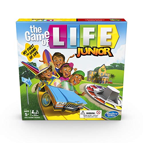 Hasbro Gaming The Game of Life Junior Board Game for Kids from Age 5, Game for 2 to 4 Players