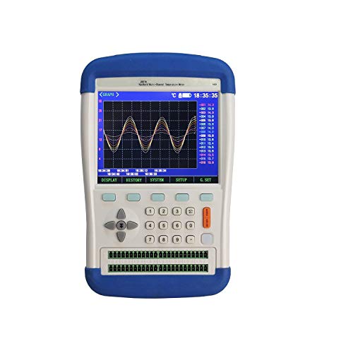 JK516 Handheld-Mehrkanal-Temperaturmessgerät 16-Kanal-Thermoelement-Datenlogger für verschiedene Kondensatorreparaturen
