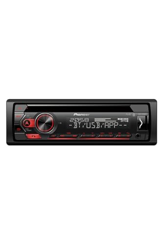Pioneer DEH-S320BT , 1DIN Autoradio , CD-Tuner mit RDS , Bluetooth , MP3 , USB und AUX-Eingang , Freisprecheinrichtung , Smart Sync App , 13-Band Equalizer