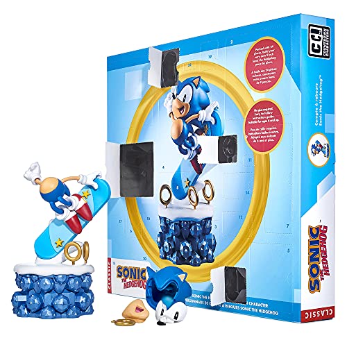 Numskull Sonic The Hedgehog Adventsfigur Statue – Offizielles Sonic The Hedgehog Merchandise – Einzigartige Limited Edition Sammler Vinyl Geschenk, NS3154, Einheitsgröße