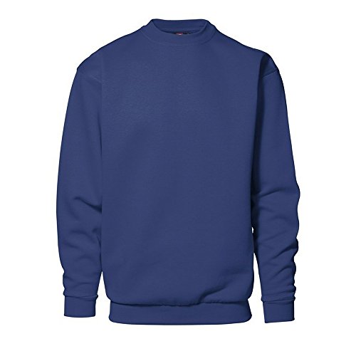 Klassisches Herren Sweatshirt von ID (L, Königsblau)