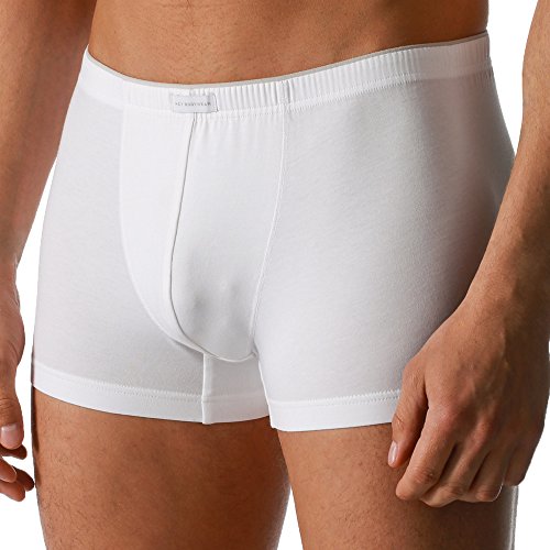 Mey Herren Pants - 46021 Dry Cotton - Shorty ohne Eingriff - Feuchtigkeitsregulierende Boxers - Wäsche ohne Seitennähte - Farbe Weiß - Größe 5 (M)