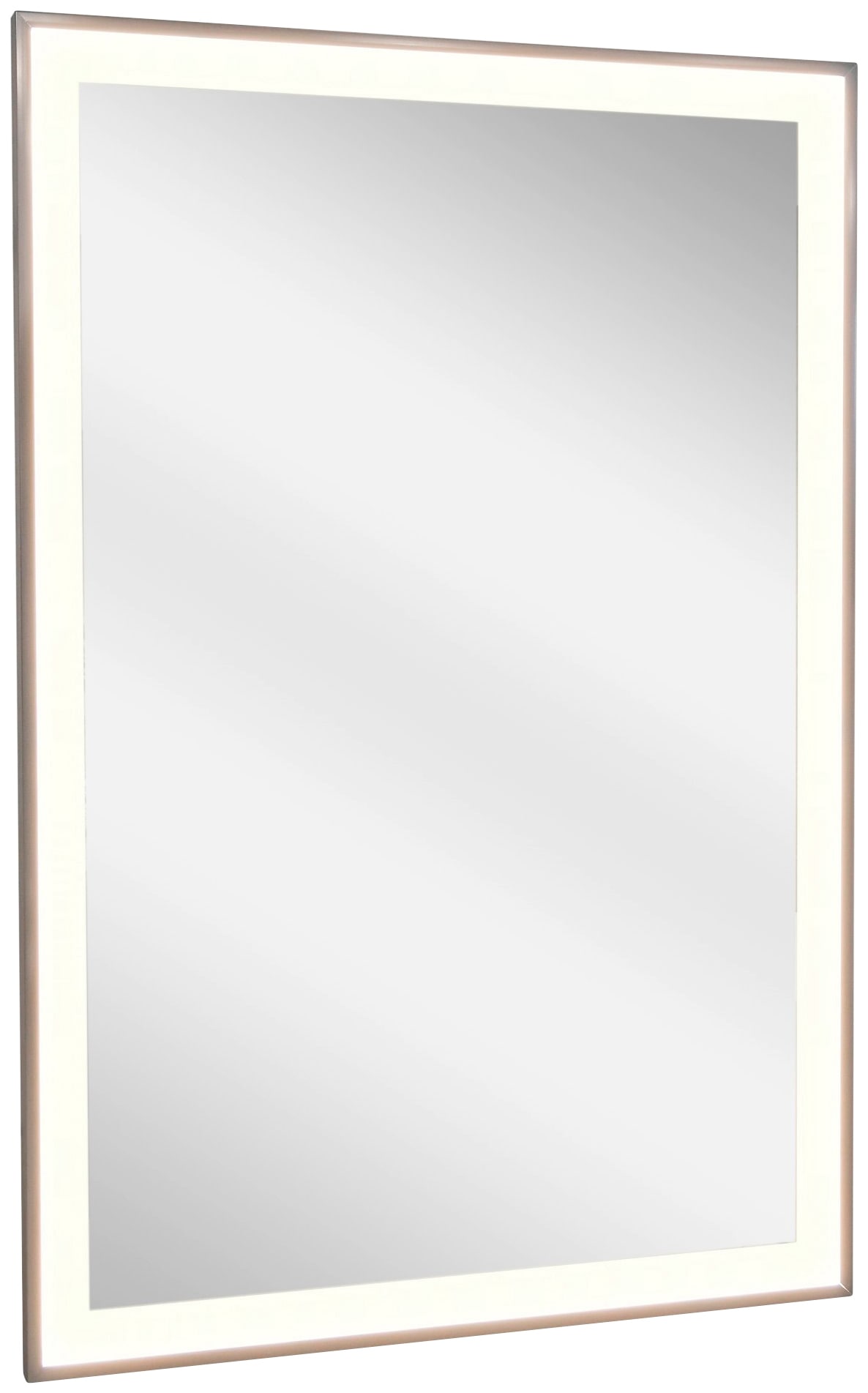 Vasner Spiegel-Infrarotheizung Zipris S LED mit Licht 600 W 60 cm x 110 cm Titan