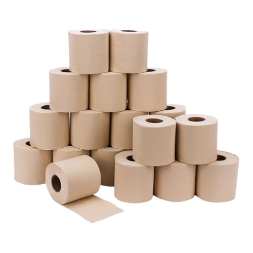 6 Rollen Papier, komplette Packung, for den Haushalt, kommerzielles Toilettenpapier, Bambuszellstoff, Zellstoff, verdickte Papierhandtücher