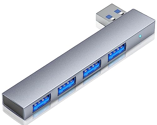 USB 3.0 Hub für Laptop, vienon 4-Port Wireless USB Hub USB Splitter USB Expander für MacBook, Mac Pro, iMac, Surface Pro, XPS, PS5, PC, Flash Drive, Mobile HDD