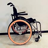 24-Zoll-Rollstuhl-Schieberandabdeckungen, Rollstuhl-Handschubabdeckung, Hinterrad-Sportrollstuhlabdeckung, rutschfest, verschleißfest, Griff und Traktion verbessern, 1 Paar,D