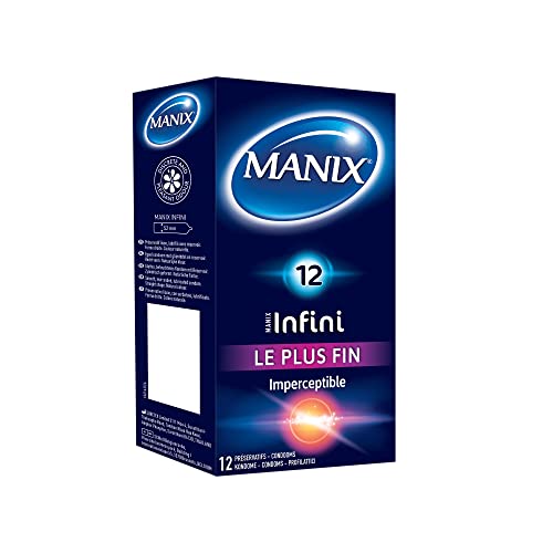 Manix Unendlichkeit Kondome, ultradünn, 12 Stück