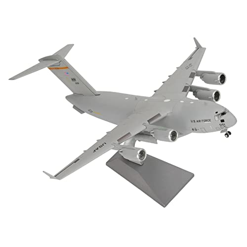 1/200 US Air Force C-17 Transportflugzeug Flugzeugmodell, Alloy Militärflugzeugmodell, Strategisches Transportflugzeug Angriffsflugzeug Kampfflugzeugmodell, Diecast Flugzeug für Sammlung Geschenk