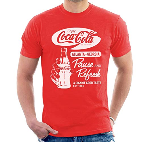 Coca-Cola Pause and Refresh Retro Men's T-Shirt