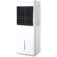 Be Cool BC9ACHL2001F 4 in 1 Luftkühler: Heizfunktion, Luftreinigung, Luftbefeuchter, Ionisator, Klimagerät ohne Abluftschlauch, mit Wasserkühlung, mobil, 9,3 l Wassertank, Fernbedienung, Weiß
