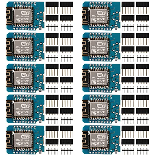AITRIP 10 Stück ESP8266 ESP-12F Module 4M Bytes WLAN WiFi Internet Development Board Kompatibel mit Arduino