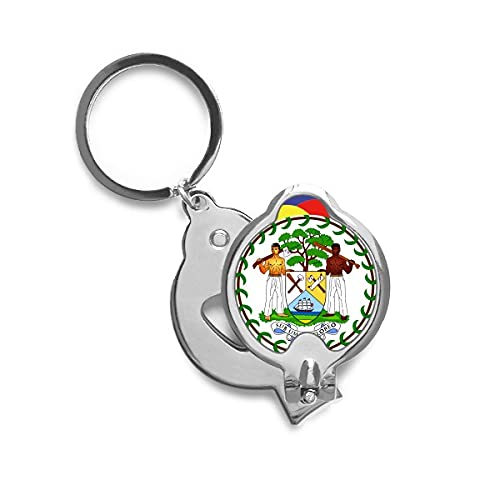 Belize National Emblem Land Nagelschere Scharfe Fingernagel Edelstahl-Cutter