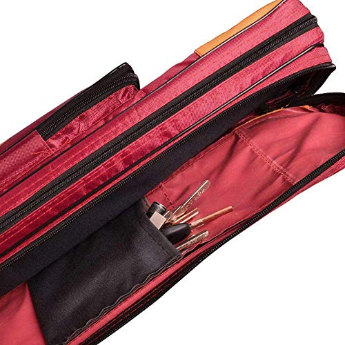 Schwerter Tasche, Schwerterbox, Schwerttasche, multifunktionale Schwert-Tragetasche, rot, EIN- und doppellagiger Waffenkoffer, Oxford-Stoff mit PU, doppellagig (Color : Single Layer)