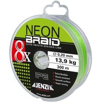 Jenzi Neon-Braid 8x green 300m 0,20