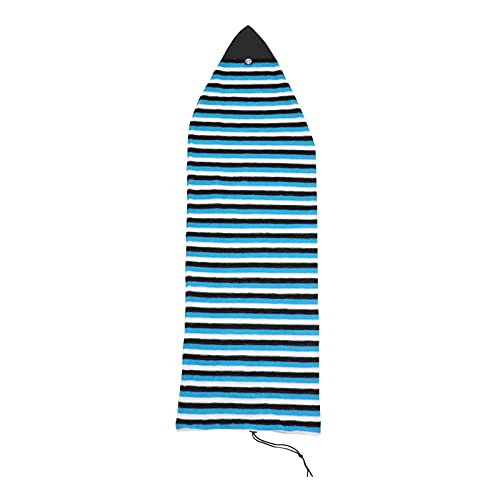 Colcolo Surfboard Socke Gepolsterte Nase Schützt Das Board Stretch Atmungsaktives Material Hält Das Surfboard Surf Socken Longboard Shortboard, Blau, 6.3ft