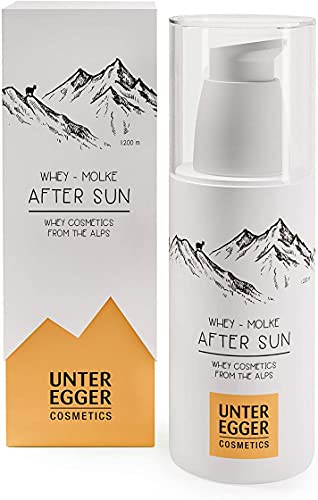 Unteregger Cosmetics After Sun Gel mit Molke, 150 ml - beruhigt die Haut, natürliche Pflege - Qualität und Innovation aus Südtirol