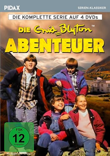 Die Enid Blyton Abenteuer / Die komplette Serie nach den Romanen von Kultautorin Enid Blyton (Pidax Serien-Klassiker) [4 DVDs]