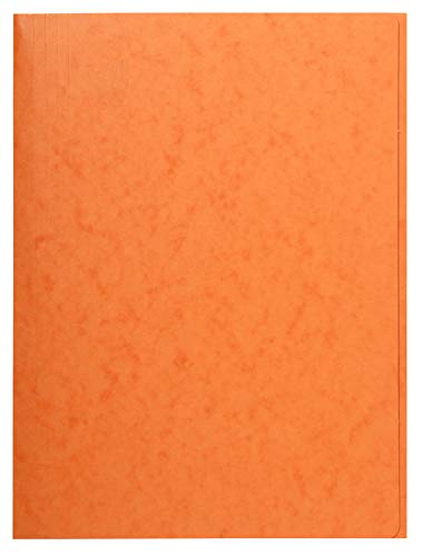 Exacompta 56409E Packung mit 25 Aktenmappen (aus Manilakarton 390g/qm, robust und praktisch 24 x 32 cm, für DIN A4) 25er Pack orange