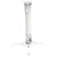 TECHly ICA-PM-18S Beamer-Deckenhalterung Drehbar, Neigbar Boden-/Deckenabstand (max.): 580 mm Silber