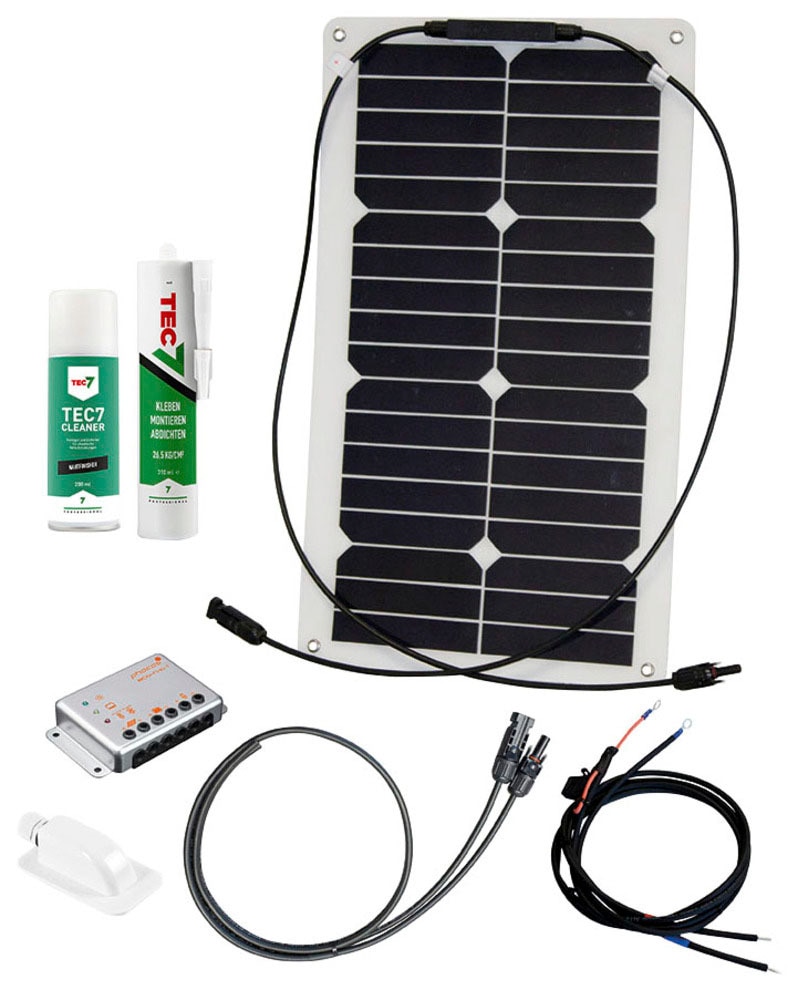 Phaesun Solaranlage "Energy Generation Kit, Flex Rise 20 W", (Komplett-Set)
