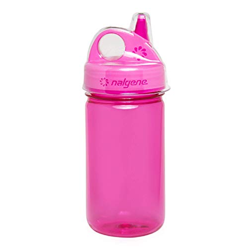Nalgene Unisex – Babys Grip-n-Gulp Trinkflasche, pink, 0,35 L