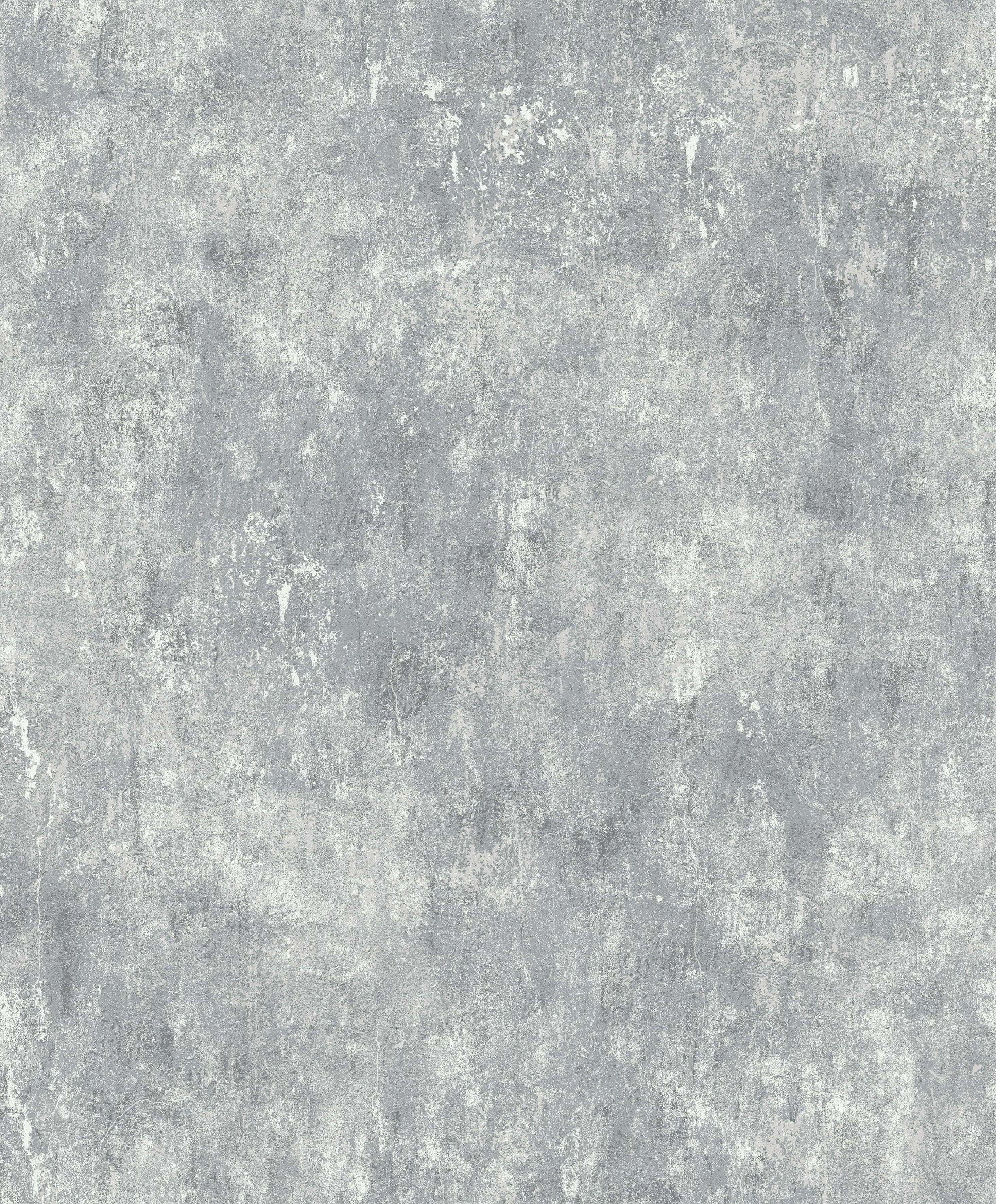 WOW Vliestapete "Beton Uni", Steinoptik, Silber/Grau - 10m x 52cm
