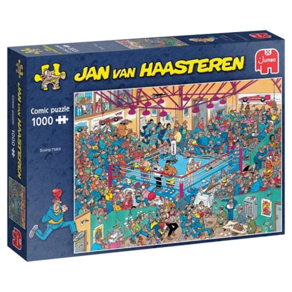 Jumbo Spiele 82029 Jan Van Haasteren Boxing Match 1000 Teile Puzzle