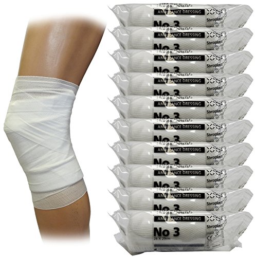 Steroplast Notfall-Erste-Hilfe-, steril, Stück Bandage, 5 Größen, No1–7