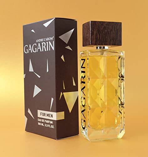 Gaggarin Eau de Parfum für Herren, 100 ml, Handarbeit, Duft Zitrusfrüchte & Würzig & Grün, hergestellt in Frankreich, Grasse