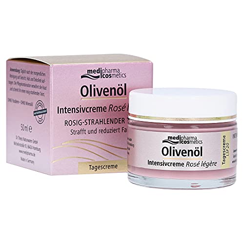 Medipharma Cosmetics, Olivenöl Intensivcreme Rosé Légére, 50 ml