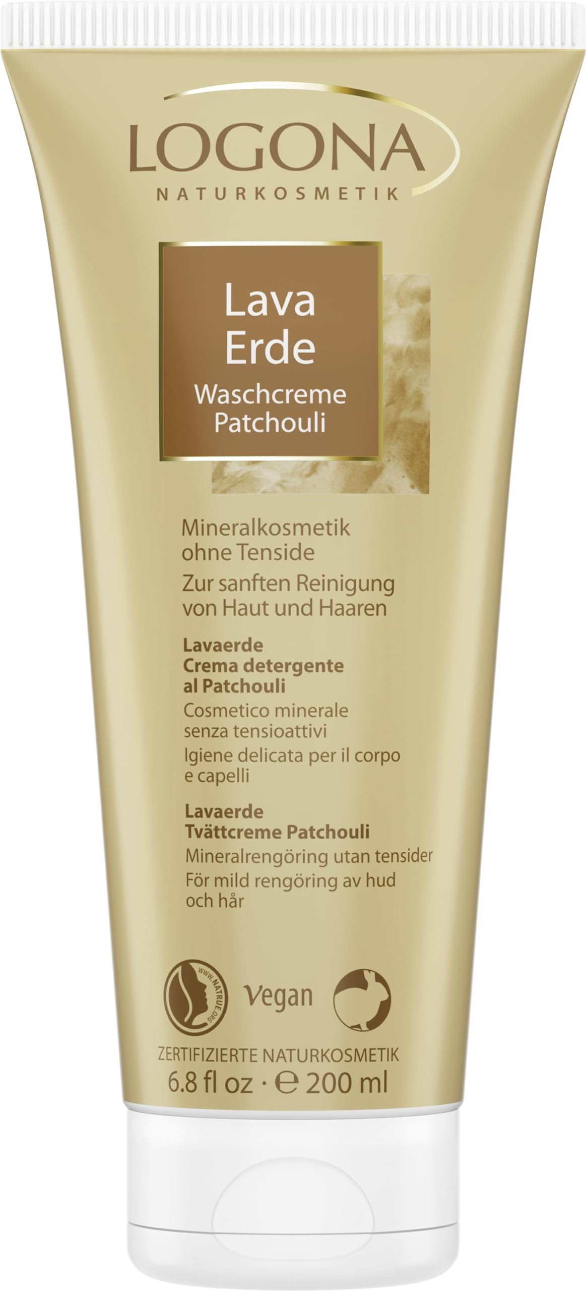 Logona Lavaerde Waschcreme Patchouli (6 x 200 ml)